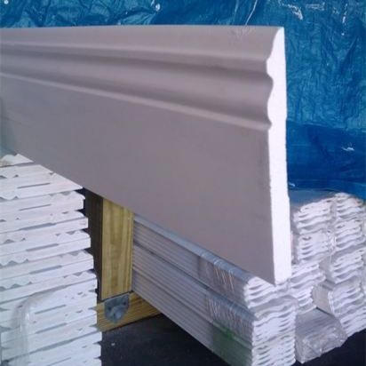 5-1/4" 5180 pine baseboard primed white